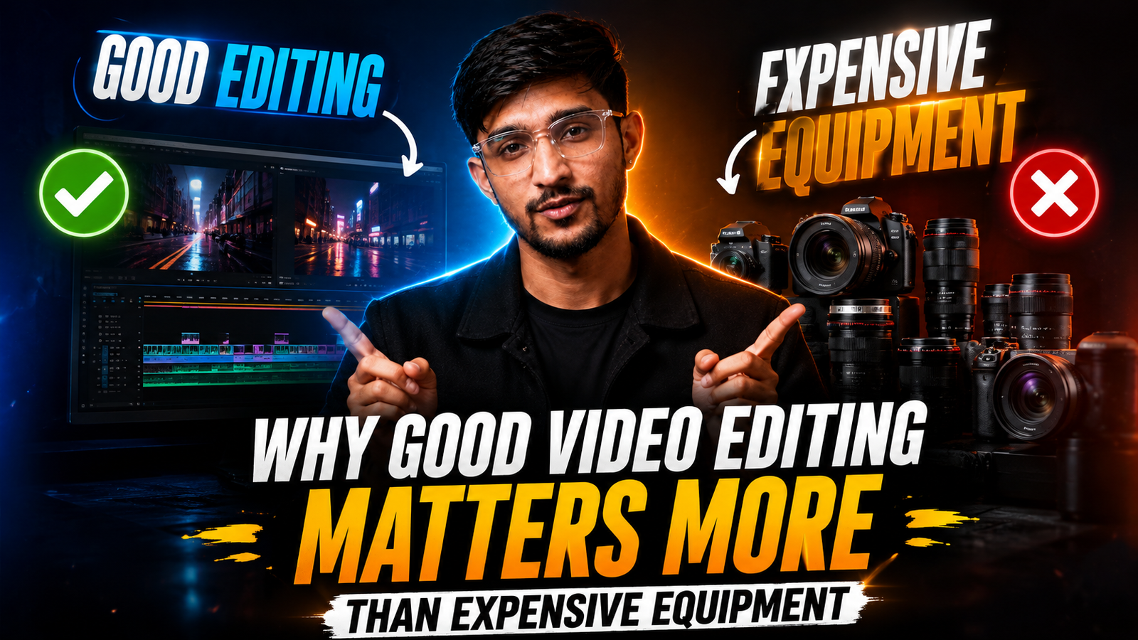 Good Video Editing Matters or Expensive Equipment