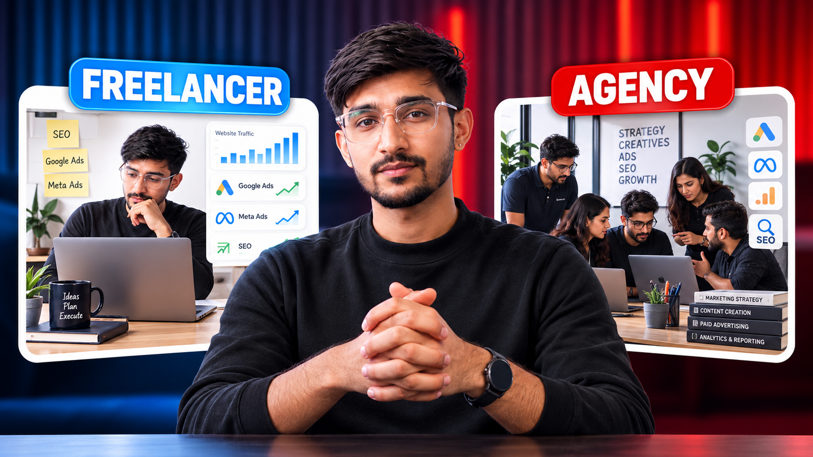 Freelance digital marketer vs digital marketing agency