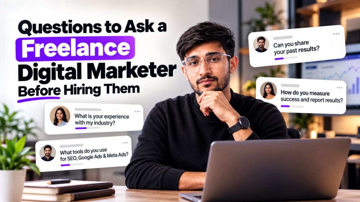 Questions to ask a freelance digital marketer before hiring them